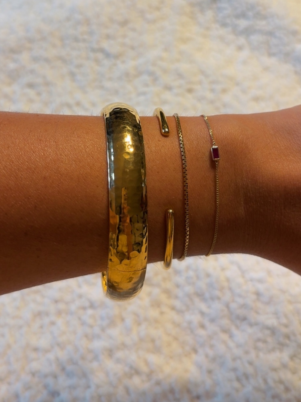Gold Chunky Bangle